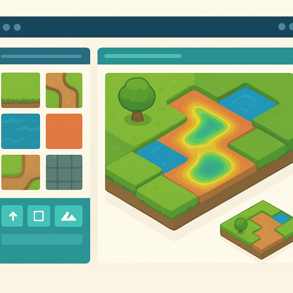 Developer tools and level editor screenshot